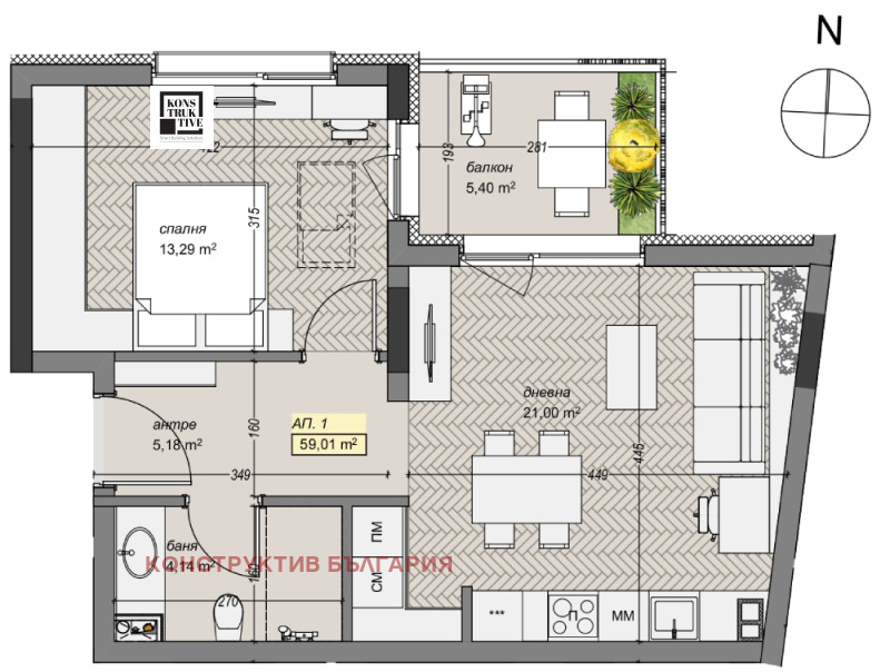 Продава 2-СТАЕН, гр. София, Левски В, снимка 4 - Апартаменти - 52513915