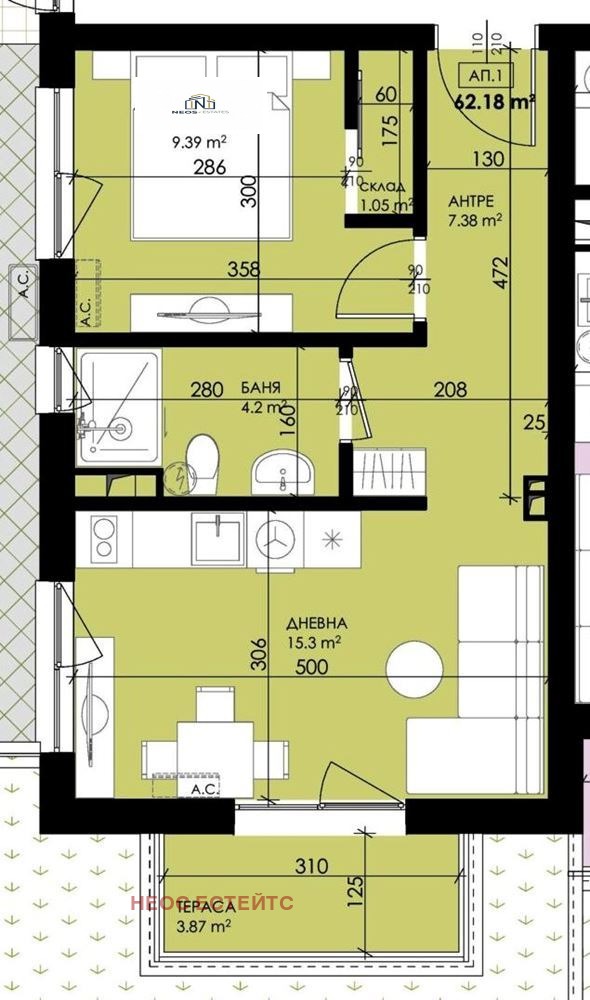 Продава 2-СТАЕН, гр. Созопол, област Бургас, снимка 3 - Апартаменти - 52838204