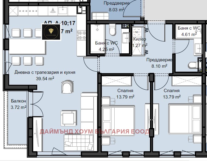 Продава  3-стаен град Пловдив , Христо Смирненски , 129 кв.м | 38118209 - изображение [2]