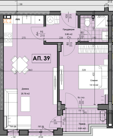 Продава  2-стаен град Пловдив , Кършияка , 69 кв.м | 96365171 - изображение [2]