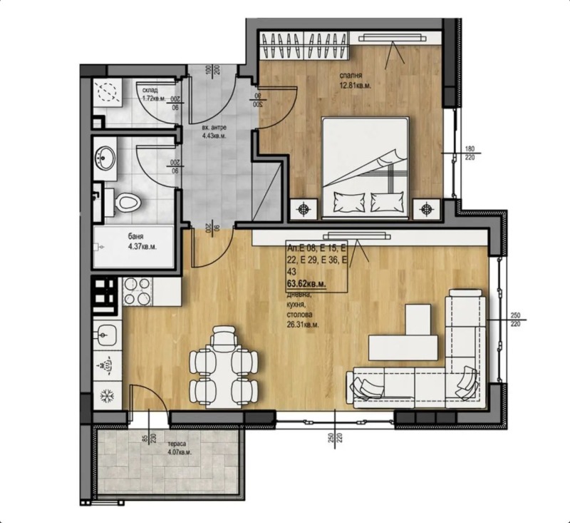 Продава  2-стаен град Пловдив , Христо Смирненски , 75 кв.м | 52194962 - изображение [2]
