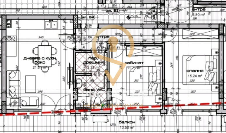 Продава  3-стаен град Варна , Изгрев , 102 кв.м | 81718244 - изображение [3]