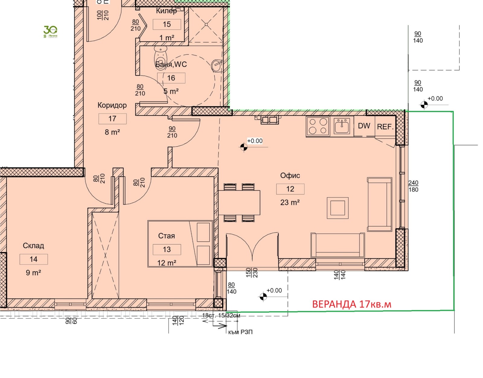 Продава 3-СТАЕН, гр. Варна, Виница, снимка 11 - Апартаменти - 52226917