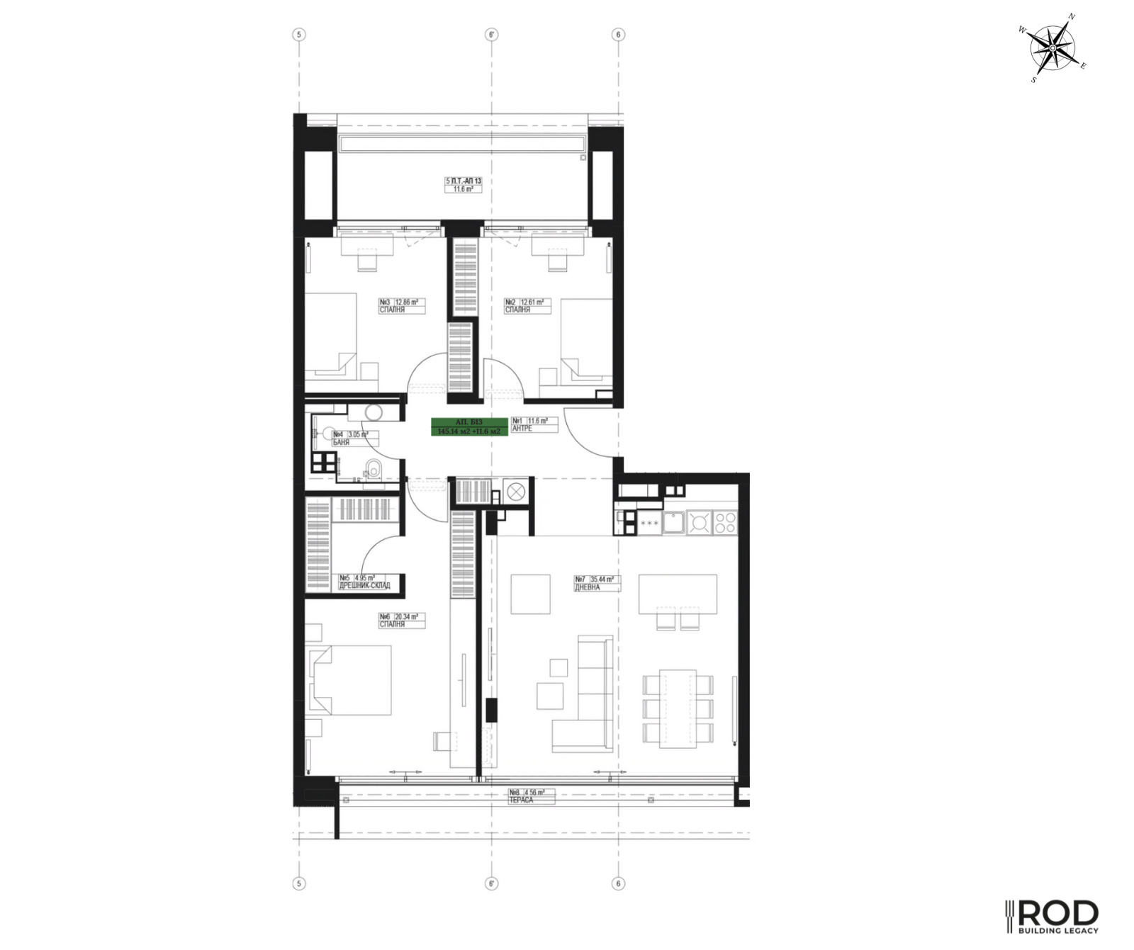Продава 4-СТАЕН, гр. София, Лагера, снимка 3 - Апартаменти - 55629260