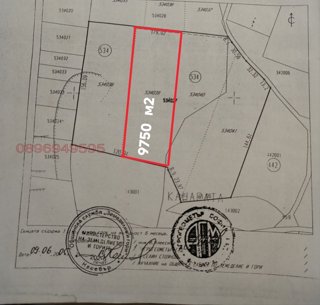 Продава ЗЕМЕДЕЛСКА ЗЕМЯ, гр. Обзор, област Бургас