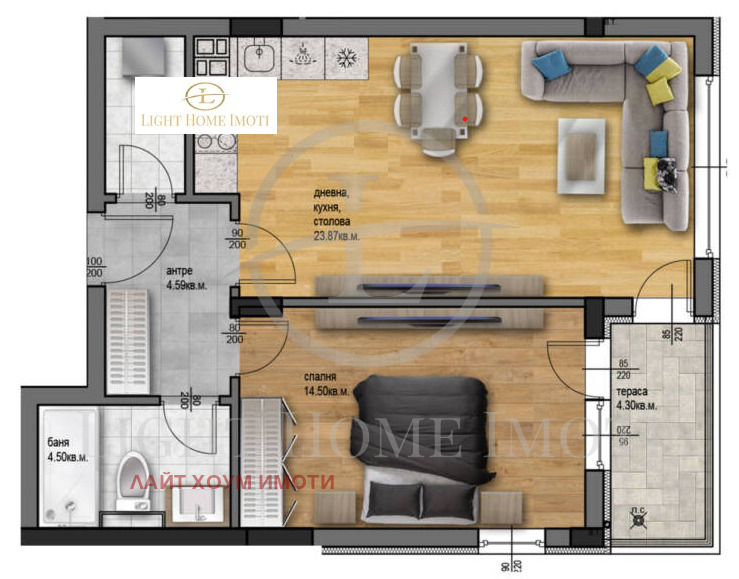 Na prodej  1 ložnice Plovdiv , Ostromila , 74 m2 | 18495084 - obraz [5]