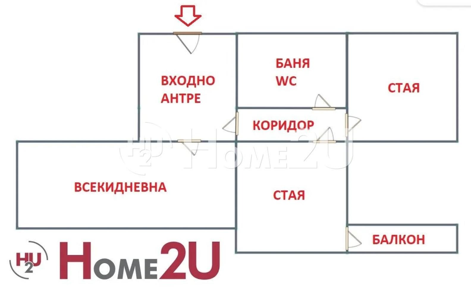 Продава 2-СТАЕН, гр. София, Хиподрума, снимка 11 - Апартаменти - 55903078