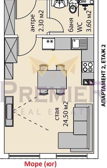 À vendre  Studio Varna , Briz , 48 m² | 28355155 - image [9]