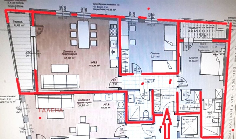 Na sprzedaż  2 sypialnie Plowdiw , Karszijaka , 136 mkw | 36474139 - obraz [2]