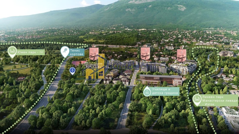 Продаја  2 спаваће собе Софија , Манастирски ливади , 95 м2 | 30639107 - слика [11]