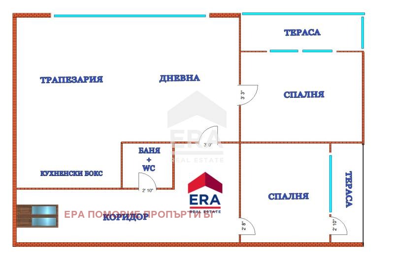 Продава 3-СТАЕН, гр. Поморие, област Бургас, снимка 12 - Aпартаменти - 48314458