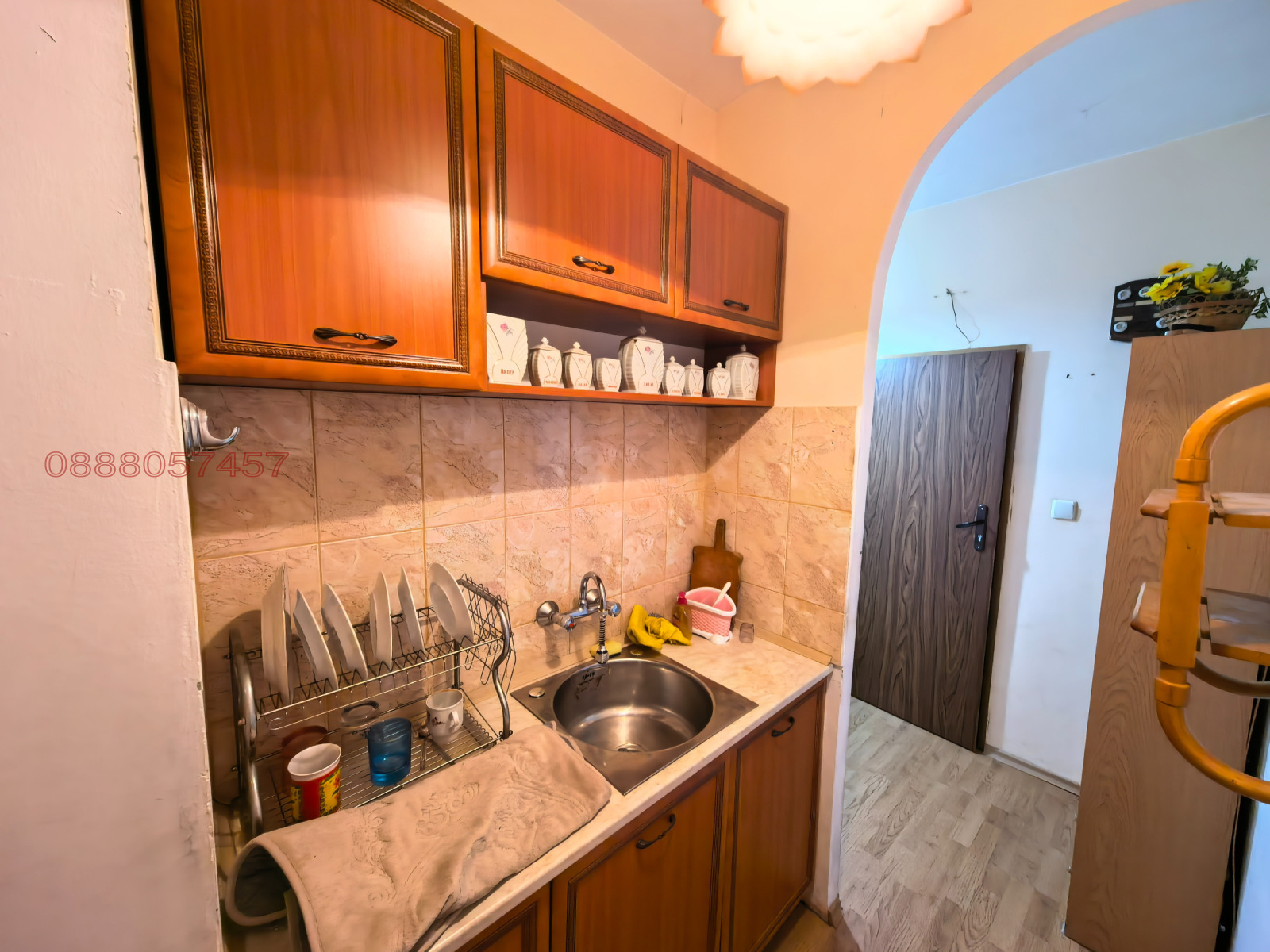 Продава 1-СТАЕН, гр. Враца, Дъбника, снимка 5 - Апартаменти - 56685122