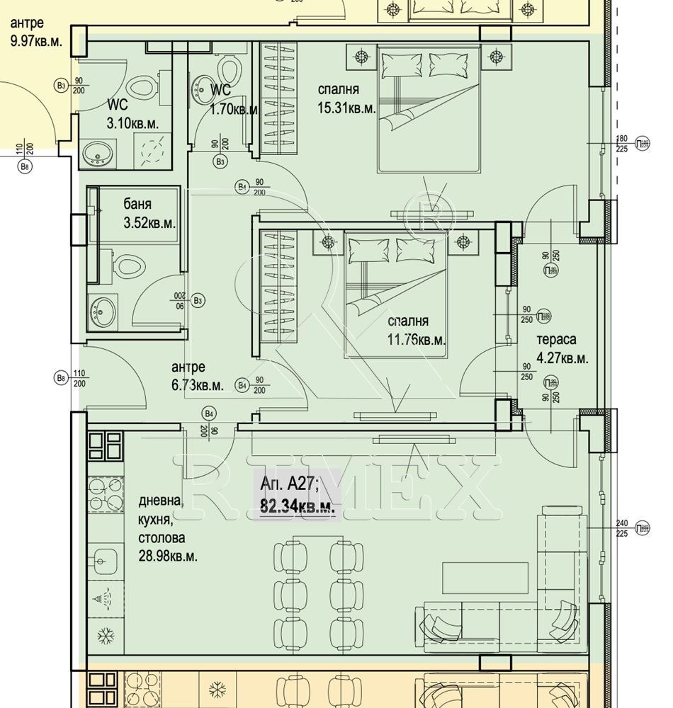 Продава 3-СТАЕН, гр. Пловдив, Кършияка, снимка 2 - Апартаменти - 55636673