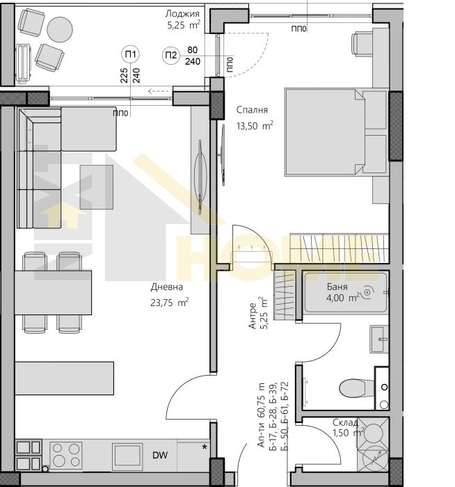 Продава  3-стаен град Пловдив , Христо Смирненски , 96 кв.м | 79997796 - изображение [10]