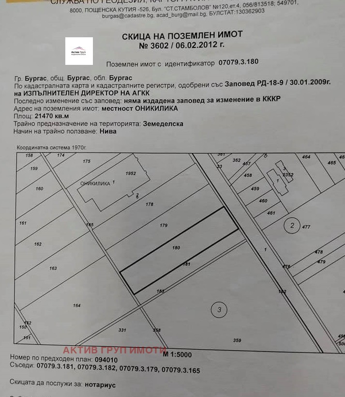 Продава  Парцел град Бургас , Промишлена зона - Север , 31270 кв.м | 83683578