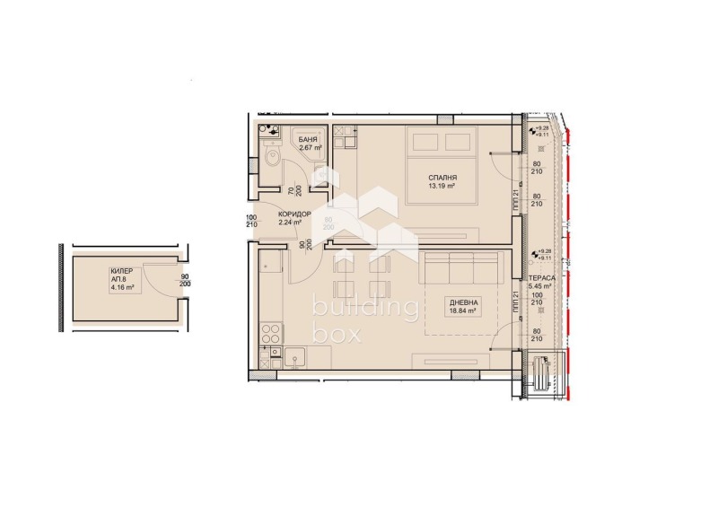 Продава 2-СТАЕН, гр. Варна, Изгрев, снимка 2 - Aпартаменти - 46992767