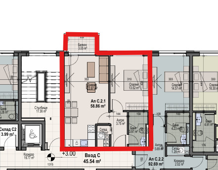 Продава 2-СТАЕН, гр. София, Манастирски ливади, снимка 6 - Aпартаменти - 47456975