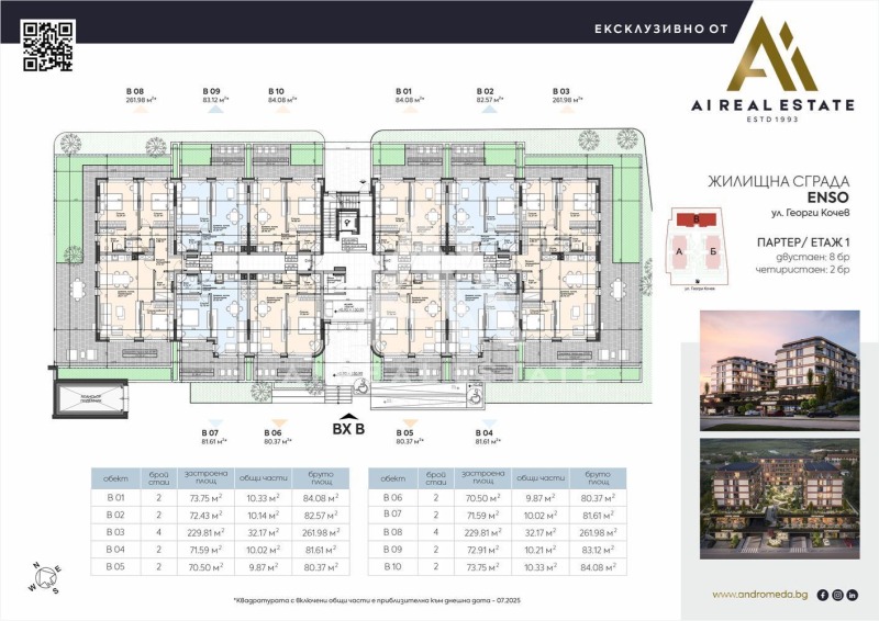 Till salu  1 sovrum Pleven , Sjirok centar , 80 kvm | 56881592 - bild [2]
