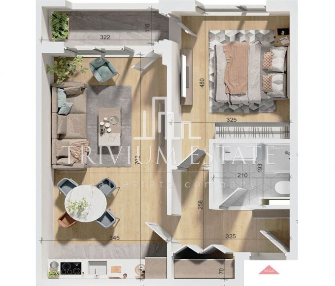 Te koop  1 slaapkamer Plovdiv , Trakija , 73 m² | 66736997 - afbeelding [13]