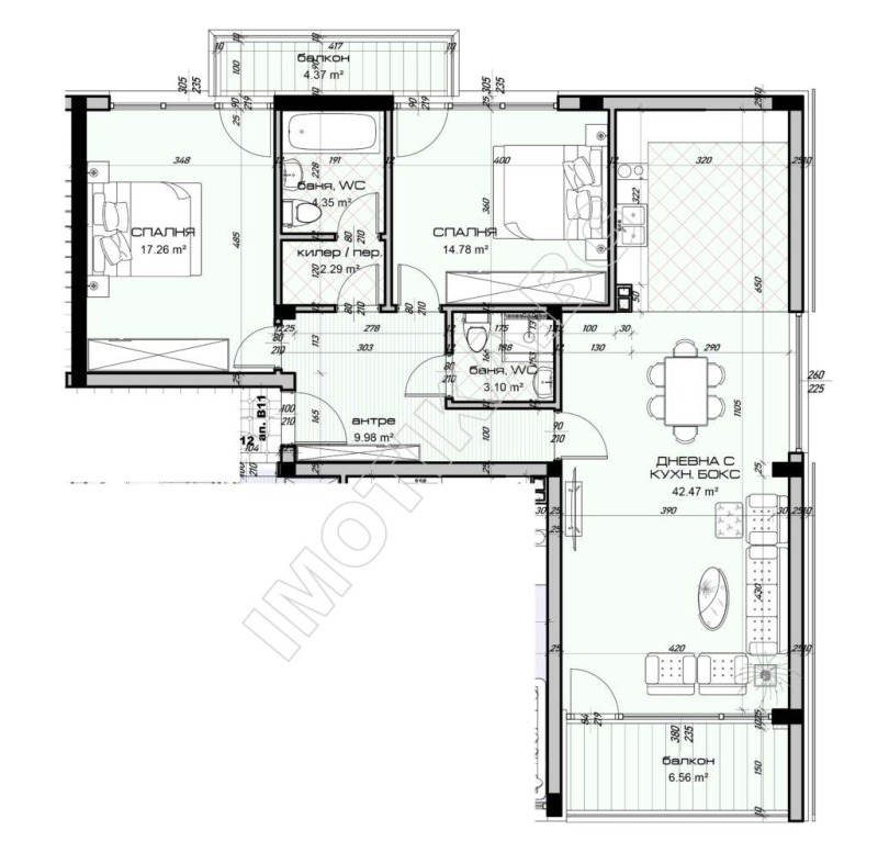 Na sprzedaż  2 sypialnie Warna , Winica , 144 mkw | 40065099 - obraz [2]