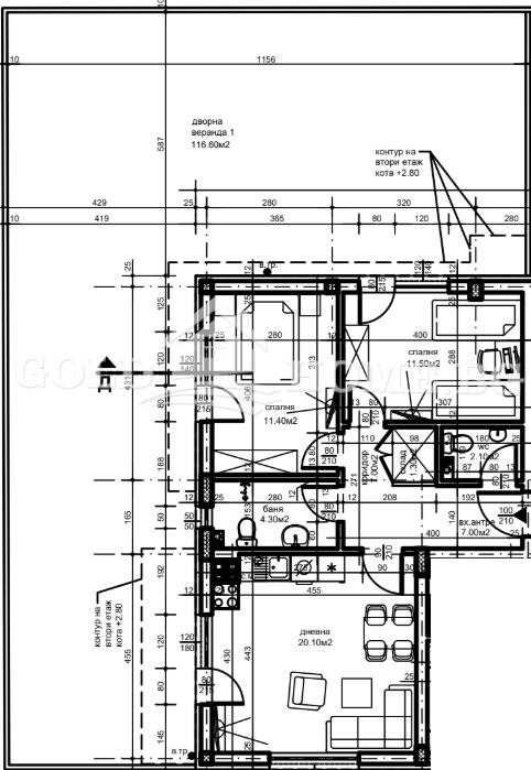 Продаја  2 спаваће собе Пловдив , Христо Смирненски , 73 м2 | 94577187 - слика [9]