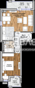 Продава 2-СТАЕН, град Бургас, Меден рудник - зона А • 89450 € / 174948.99 лв. • 48042127 2