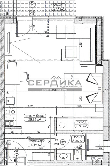 Продава 1-СТАЕН, гр. София, Люлин 6, снимка 2 - Aпартаменти - 47521667