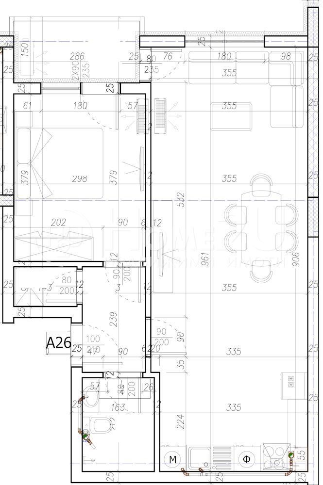 Myytävänä  1 makuuhuone Varna , Vladislav Varnentšik 1 , 75 neliömetriä | 88008581 - kuva [5]