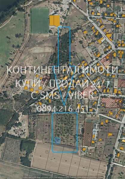 À venda  Trama região Plovdiv , Orizari , 600 m² | 17330224 - imagem [3]
