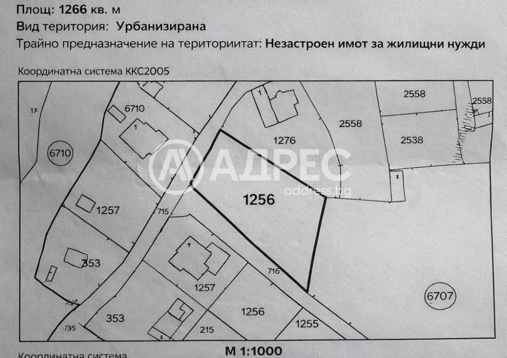 Продава ПАРЦЕЛ, гр. София, с. Панчарево, снимка 2 - Парцели - 55922270