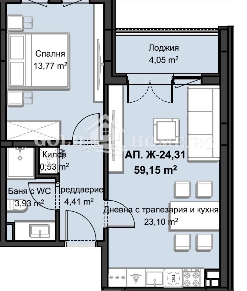 Продава 2-СТАЕН, гр. Пловдив, Христо Смирненски, снимка 6 - Апартаменти - 54854871