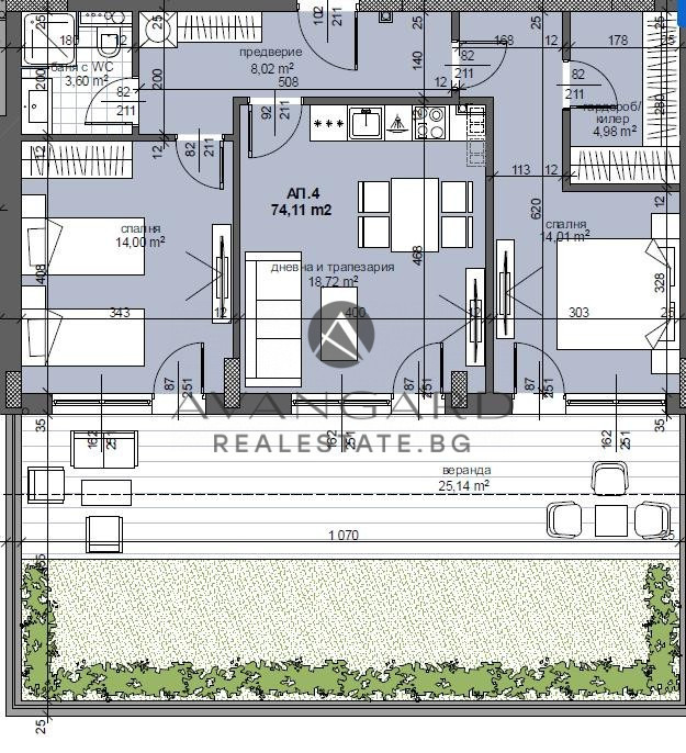 На продаж  2 спальні Пловдив , Тракия , 140 кв.м | 95475243 - зображення [2]