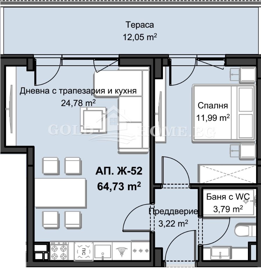 Продава 2-СТАЕН, гр. Пловдив, Христо Смирненски, снимка 15 - Апартаменти - 54854871