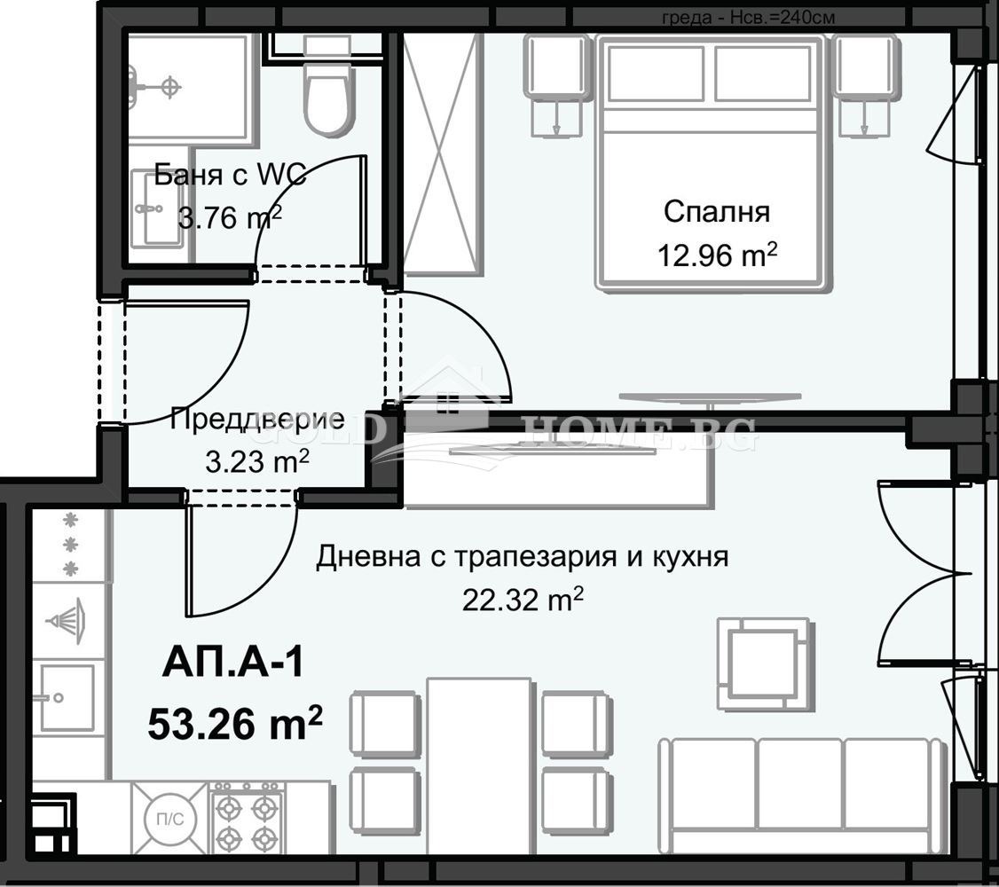 Продава 2-СТАЕН, гр. Пловдив, Христо Смирненски, снимка 2 - Апартаменти - 54854871