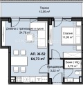 Продава  2-стаен град Пловдив , Христо Смирненски , 73 кв.м | 40059424 - изображение [15]