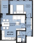 Продава  2-стаен град Пловдив , Христо Смирненски , 73 кв.м | 40059424 - изображение [12]