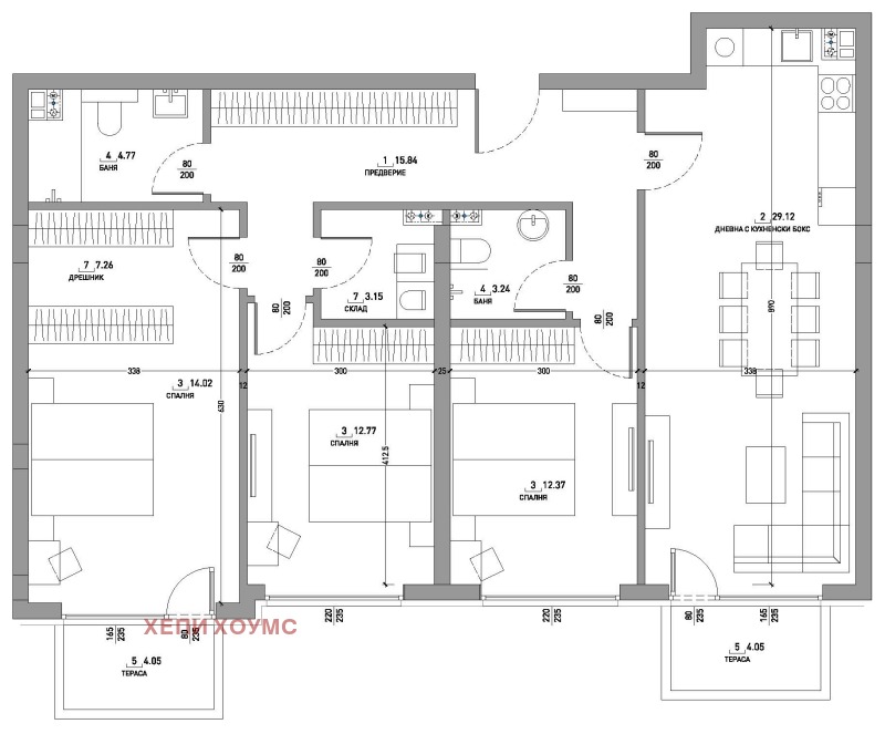 На продаж  3 кімнатна София , Малинова долина , 153 кв.м | 49957487 - зображення [3]