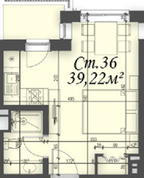 Продава 1-СТАЕН, к.к. Слънчев бряг, област Бургас, снимка 2 - Апартаменти - 54178940