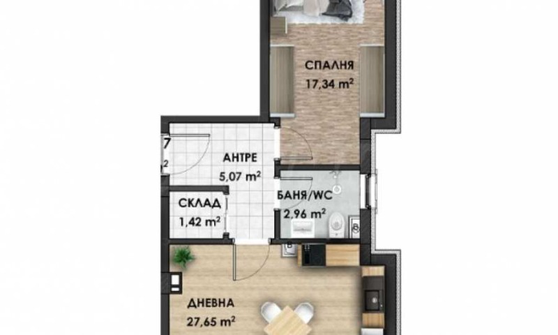 Na prodej  1 ložnice Plovdiv , Belomorski , 88 m2 | 24819896 - obraz [5]