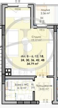 Продава 1-СТАЕН, град Пловдив, Гагарин • 41160 € / 80501.96 лв. • 58588000 5
