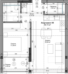 1 slaapkamer m-t Alen mak, Varna 3