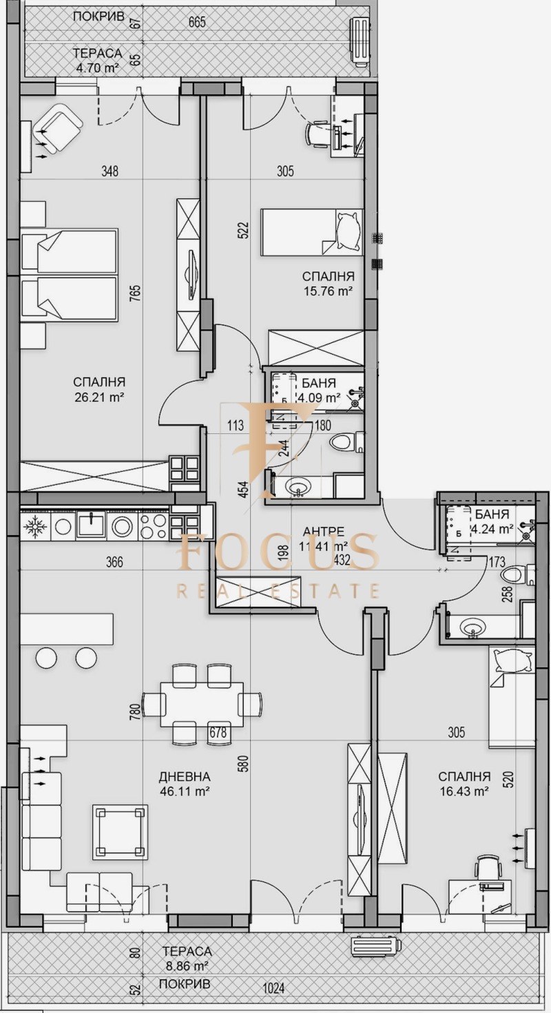 Продава 4-СТАЕН, гр. Пловдив, Гагарин, снимка 4 - Апартаменти - 52815497