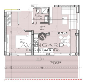 Продава 2-стаен град Пловдив Беломорски - [1] 