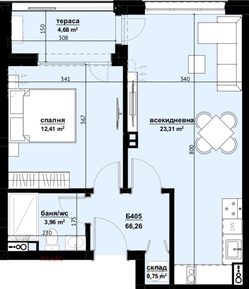 Продава  2-стаен град Бургас , Изгрев , 66 кв.м | 73537775 - изображение [8]