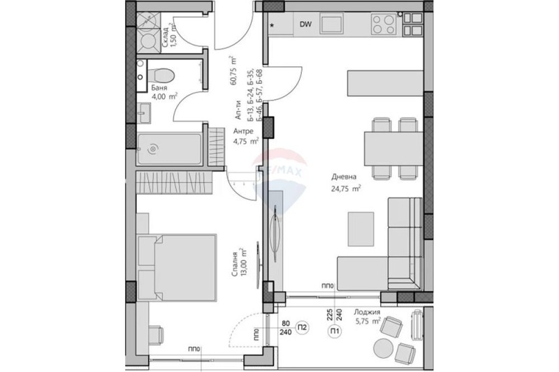 Продава  2-стаен град Пловдив , Западен , 71 кв.м | 29655031 - изображение [2]