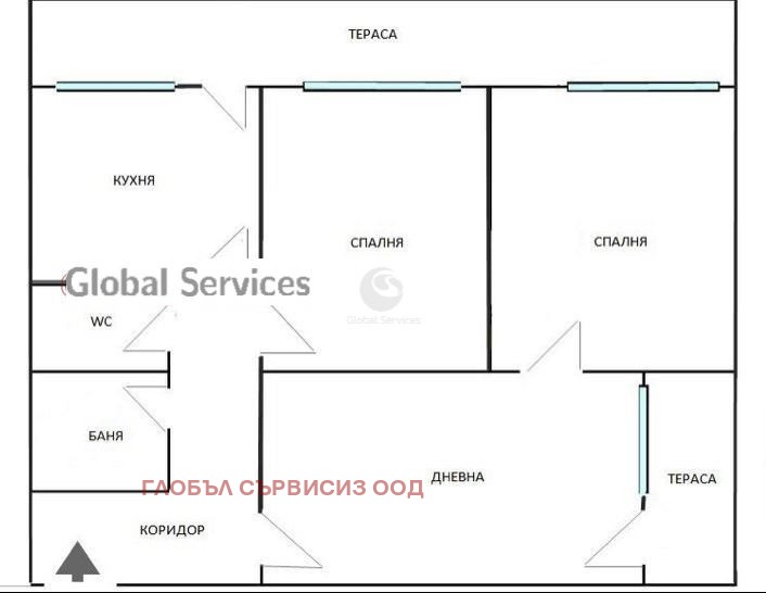 Продава 3-СТАЕН, гр. София, Дианабад, снимка 2 - Aпартаменти - 47219394