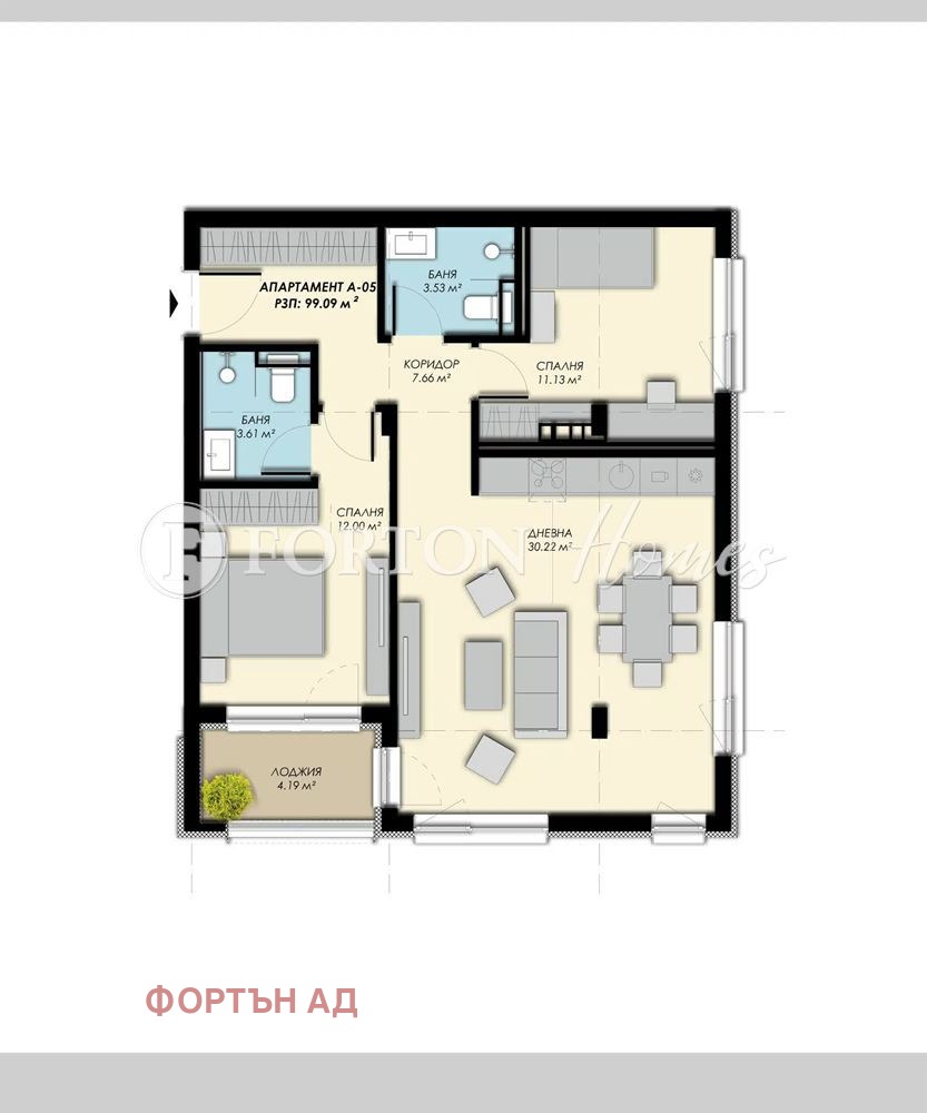 Продава 3-СТАЕН, гр. София, с. Бистрица, снимка 3 - Апартаменти - 53971975