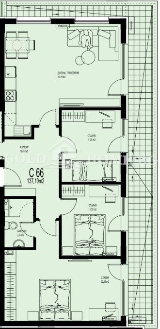 Продава 4-СТАЕН, гр. Пловдив, Христо Смирненски, снимка 4 - Апартаменти - 53691668