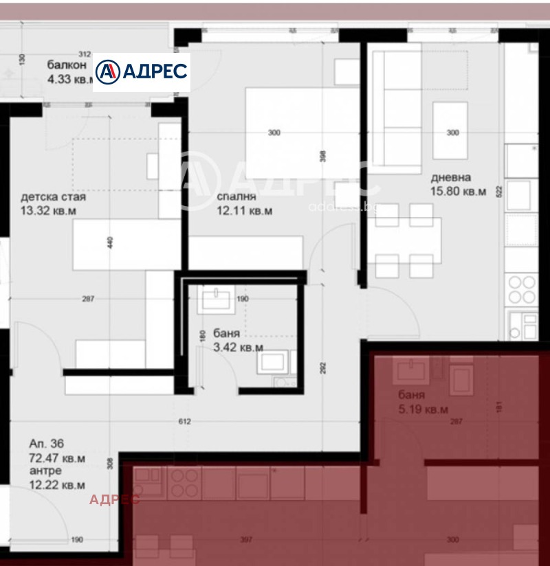 Продава 3-СТАЕН, гр. Варна, Цветен квартал, снимка 3 - Апартаменти - 52857025