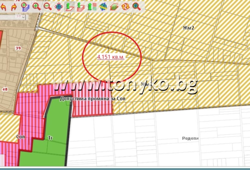 À vendre  Parcelle Plovdiv , Komatevo , 4150 m² | 21918060